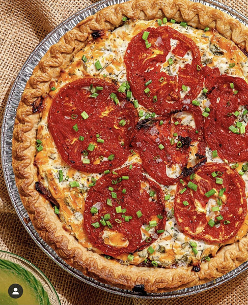 Heirloom Tomato Pie Recipe &ndash; Tomato Bliss