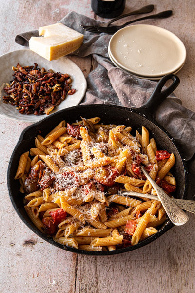 Tomato Bliss Pancetta Pasta