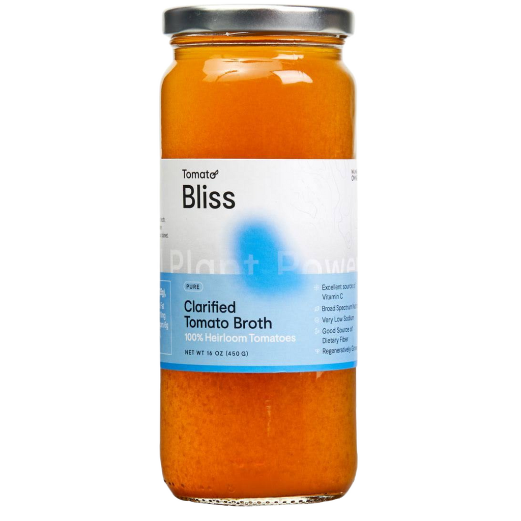 Clarified Heirloom Tomato Broth (16 oz) – Tomato Bliss