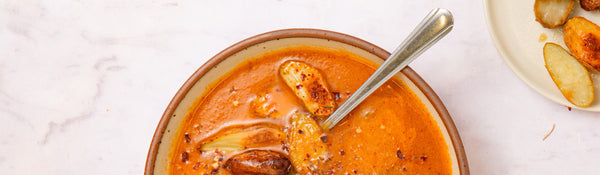 Masala Roasted Heirloom Tomato Soup
