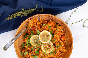 Curried Heirloom Tomato Rice Salad