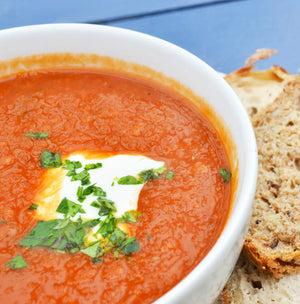 Baked Feta Tomato Soup