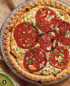 Heirloom Tomato Pie Recipe-Tomato Bliss