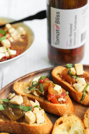 Tomato Bliss Bruschetta-Tomato Bliss