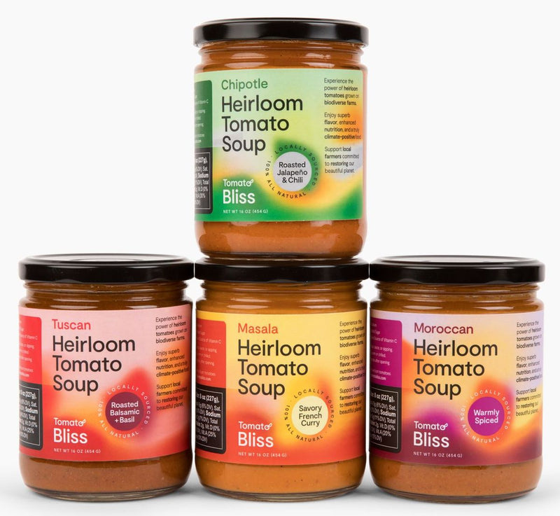 Heirloom Tomato Sipping Soups - Tomato Bliss