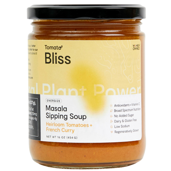 Masala Heirloom Tomato Sipping Soup 4-Pack (16 oz) - Tomato Bliss