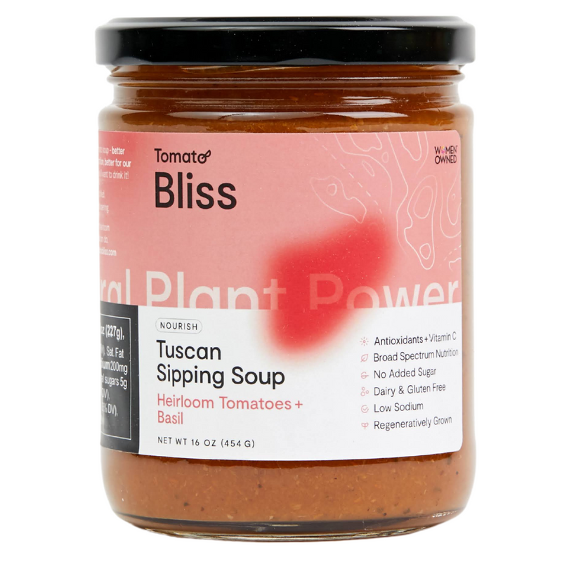 Tuscan Heirloom Tomato Sipping Soup 4-Pack (16 oz) - Tomato Bliss