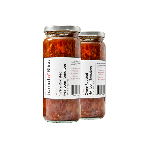 Oven-Roasted Heirloom Tomatoes 2-Pack (16 oz) - Tomato Bliss